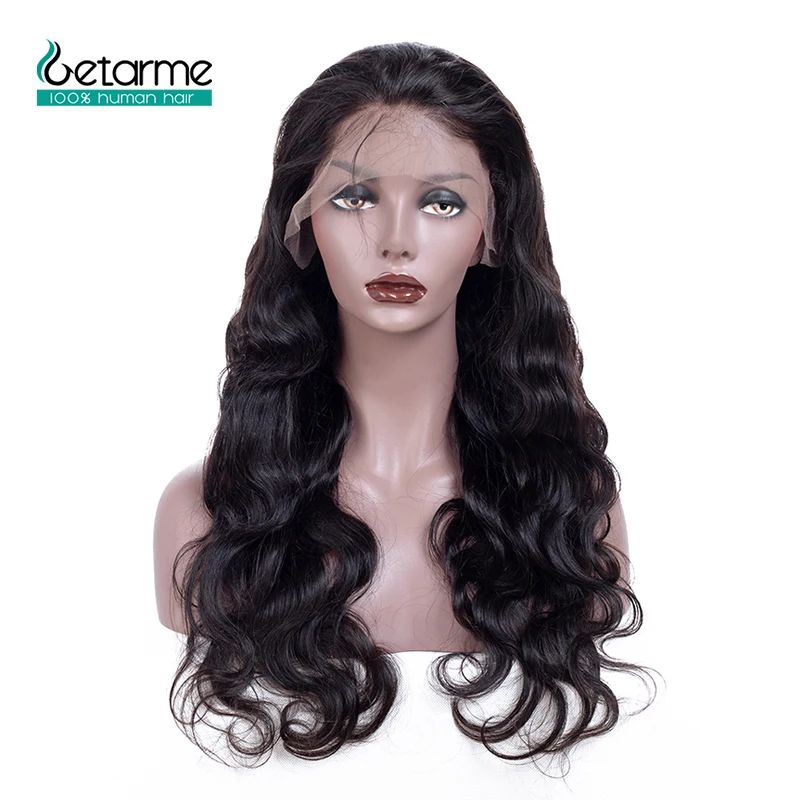 

12x3 Body Wave Lace Front Human Hair Wigs For Black Women Pre Plucked Hairline With Baby Hair Brazilian Non Remy Hair 130%