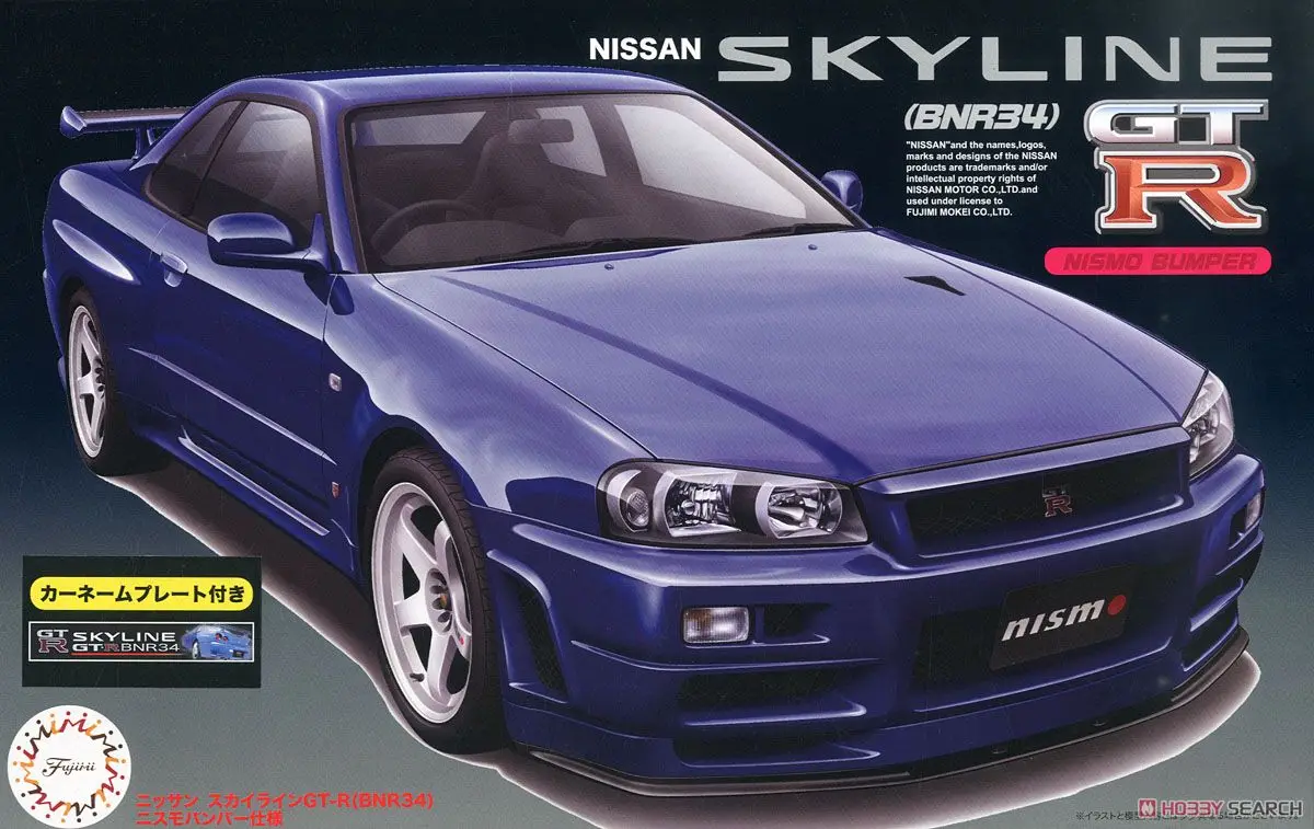 Модель сборки 1/24 Skyline GT-R(R34) 03979