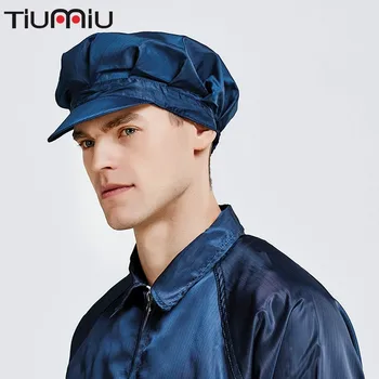 

Work Hat Workshop Worker Uniform Breathable Chef Dustproof Anti-static Adjustable Men Women Factory Accessories Cap Engineering