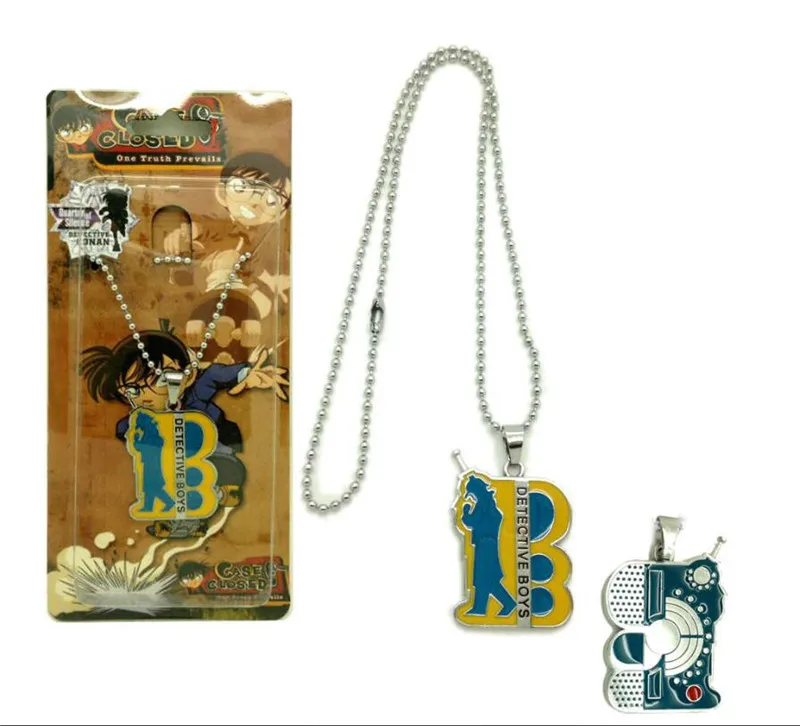 Anime Detective Conan Cosplay Communicator Brooch Costumes Badge Props Accessories Necklace Gift cat woman costume