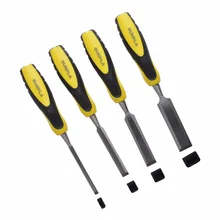 4 шт. Высокоуглеродистая сталь резьба по дереву долото набор марганцевых лезвий долото набор для резьбы по дереву, с 1/", 1/2", 3/" и 1"