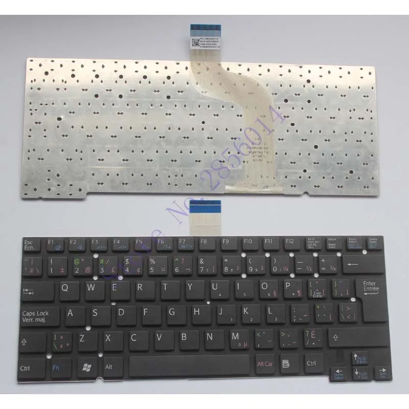 Fr. Canadian для sony vaio T13 SVT13 SVT 13 T14 SVT14 14 Клавиатура ноутбука черная без рамки |