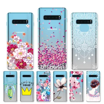 

Clear Silicon Case For Samsung Galaxy S10e Case DIY Patterned Cover For Samsung S10 Lite Plus Cover Soft TPU Anti-knock Shell