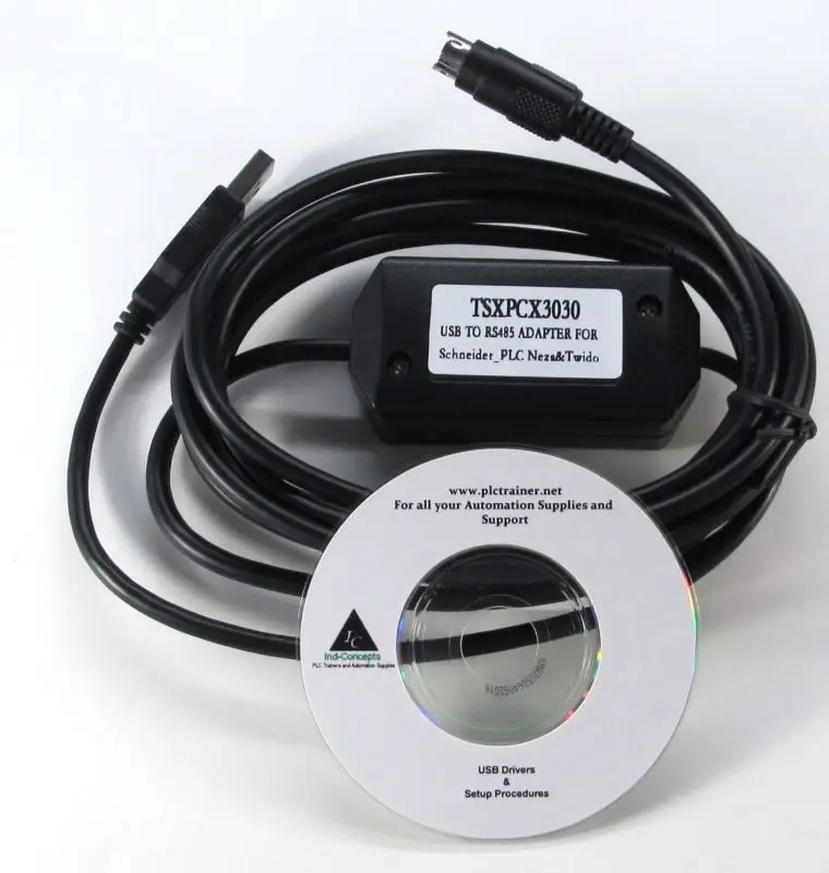 

TSX PCX3030(TSXPCX3030) PLC Programming Cable communication with RS485 to USB interface for TWIDO/TSX PLC, FAST DELIVERY