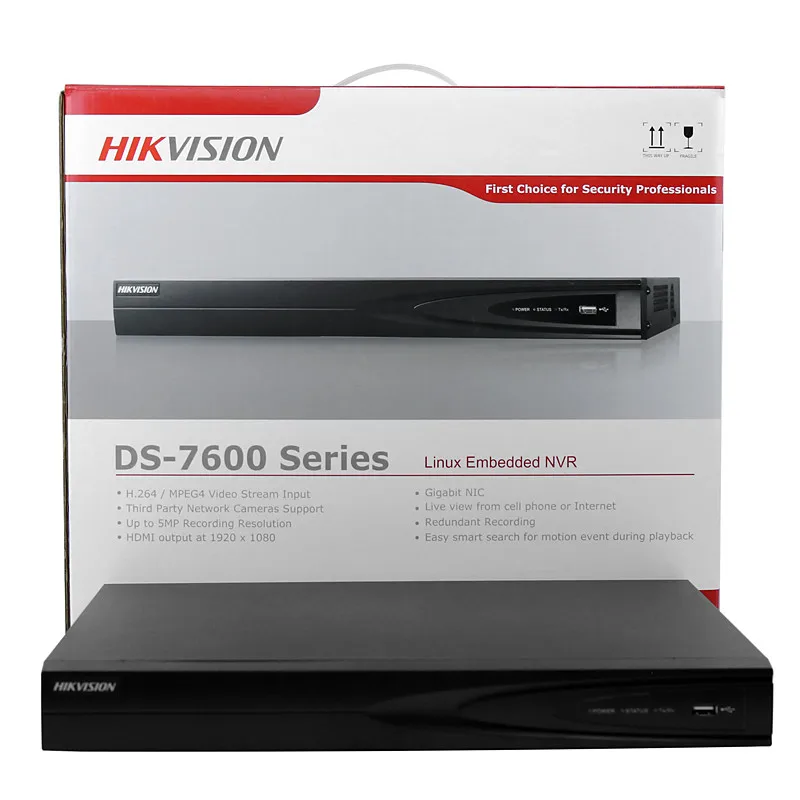 HIk NVR DS 7616NI E2/8 P 8 POE 16CH для HD IP Камера 5 мегапикселей Запись 2 SATA наблюдения Системы|poe