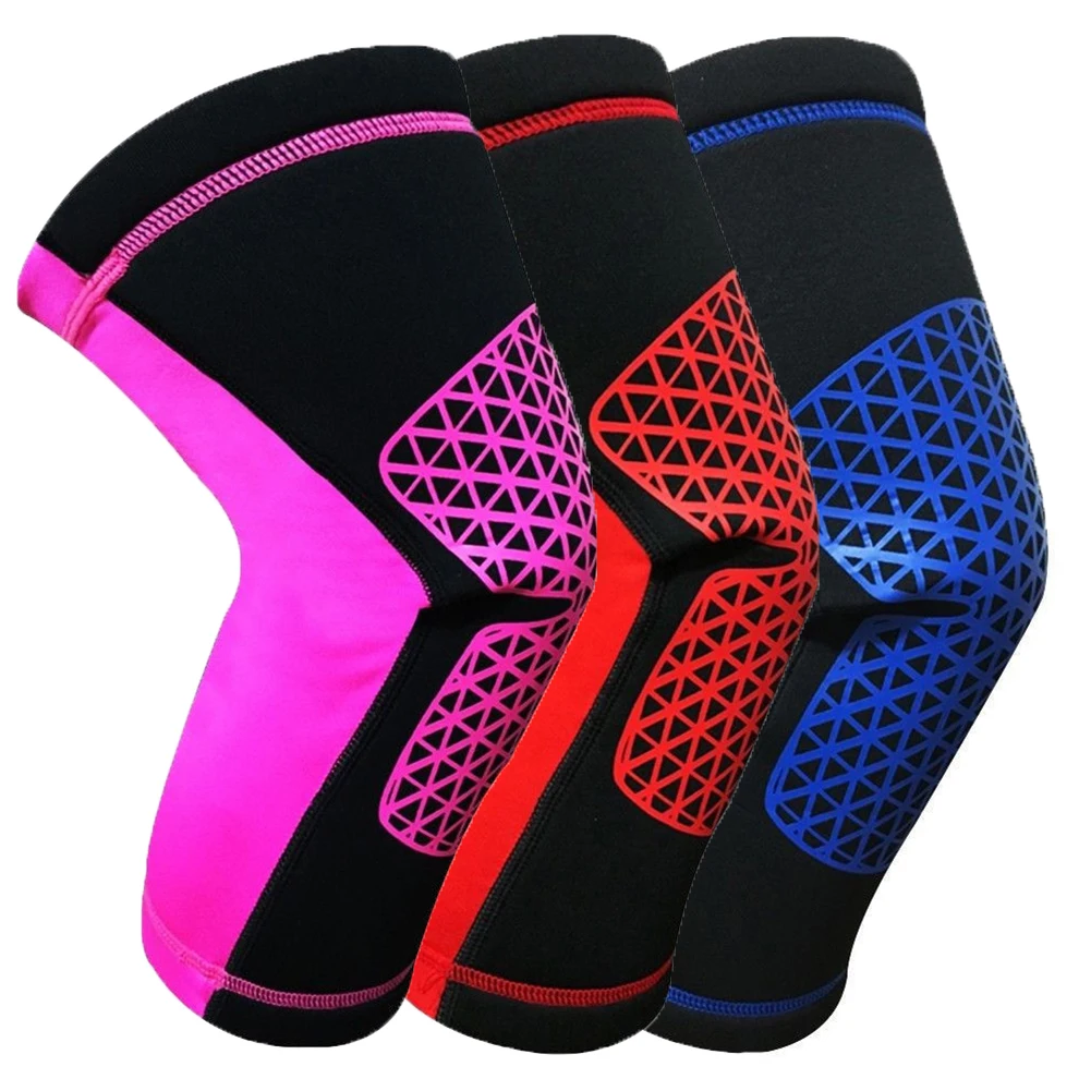 BasketballElasticKneePadFootballKneeBraceSupportLegSleeveKnee