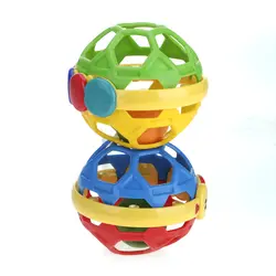 Милые детские Пластик погремушка встряхнуть мяч колокол детские развивающие подарки Бенди мяч игрушка