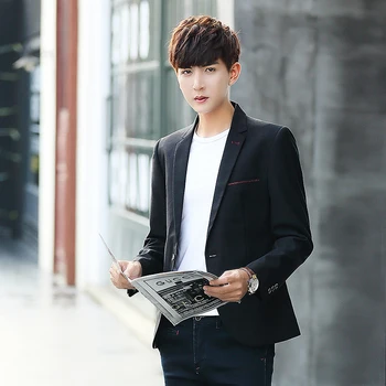 

Blazers men 623 p120 L - 6 xl han edition cultivate morality men's long sleeve suit