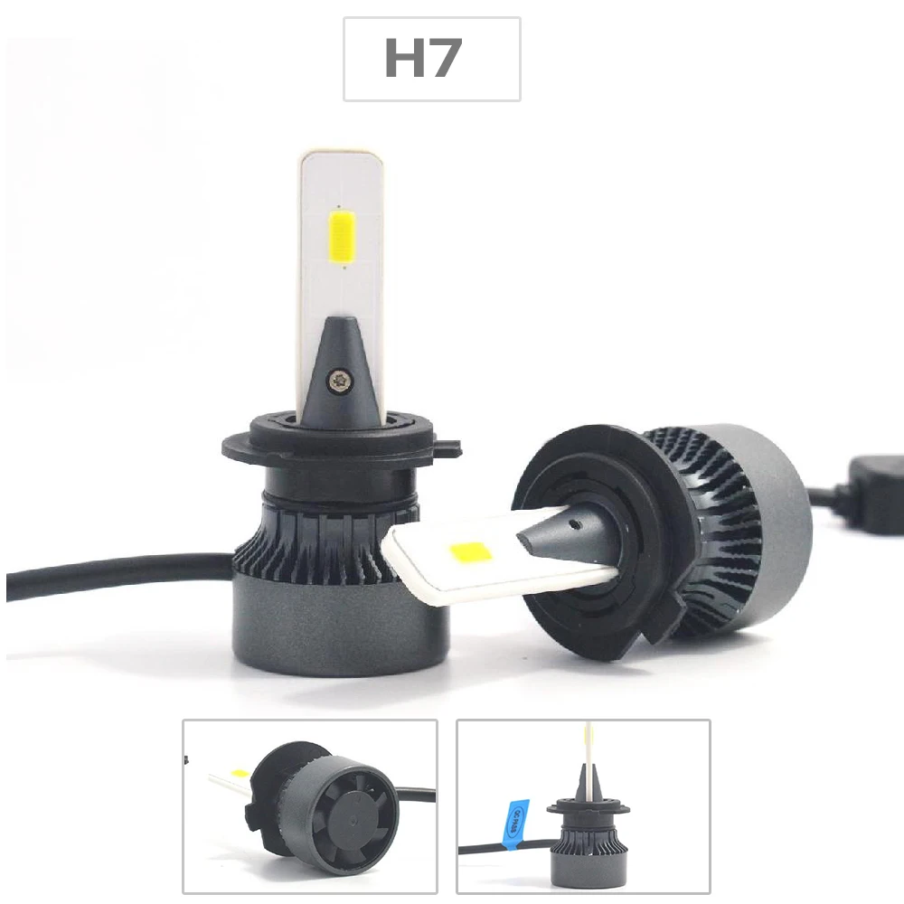 Partol M3 H4 H7 H11 9005 9006 светодиодный головной светильник лампы Автомобильный светильник COB светодиодный чипы 72W фары для 8000LM Авто светодиодная фара головного света автомобиля 6500K 12V 24V