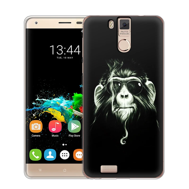 Задняя крышка EiiMoo с мультяшным рисунком для Capa Oukitel K6000 Pro искусственная задняя из