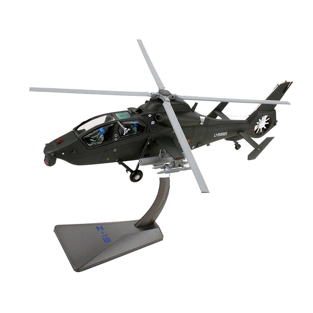 1/48 Diecast Alloy Airplane Model Z-19E Yuan Dedicated Attack Helicopter