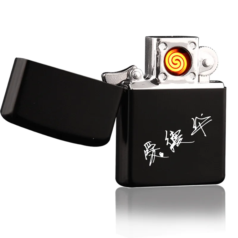 8005&8006 Creative Metal Oil lighter Shape Double sided Lighting USB
