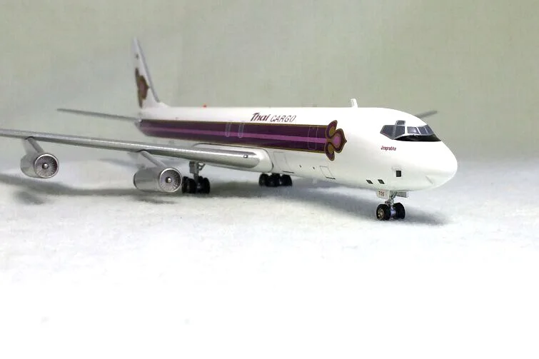 Inflight 1: 200 Thai Airways Douglas DC-8-62 aircraft model alloy HS-TGS Limited Collector Model