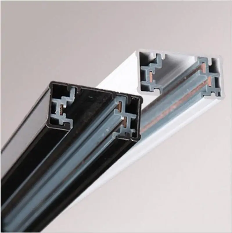 GSKGYXGS Rail for LED Track Light , Black White Rails , 3 Wires Track