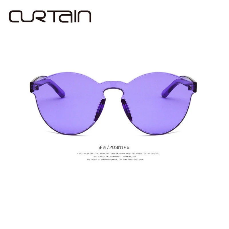 Занавес, летние солнцезащитные очки без оправы для женщин, фирменный дизайн, прозрачные солнцезащитные очки, крутой цвет, UV400 Oculos De Sol gafas
