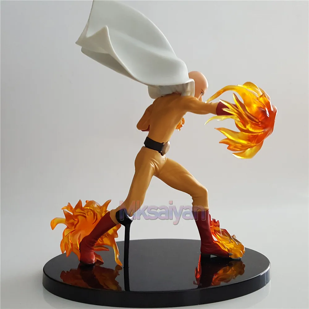 One Punch Man Saitama Sensei DIY Model Collectible DXF Action Figure Hero - Red Effect Power PVC Toy for Children - Anime Figure image 5