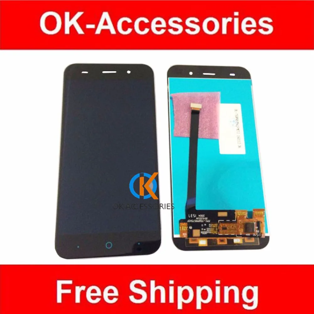 

Black White Color For ZTE Blade Z7 X7 V6 D6 T660 T663 LCD Display+Touch Screen Digitizer Assembly With Free Tools 1PC/Lot