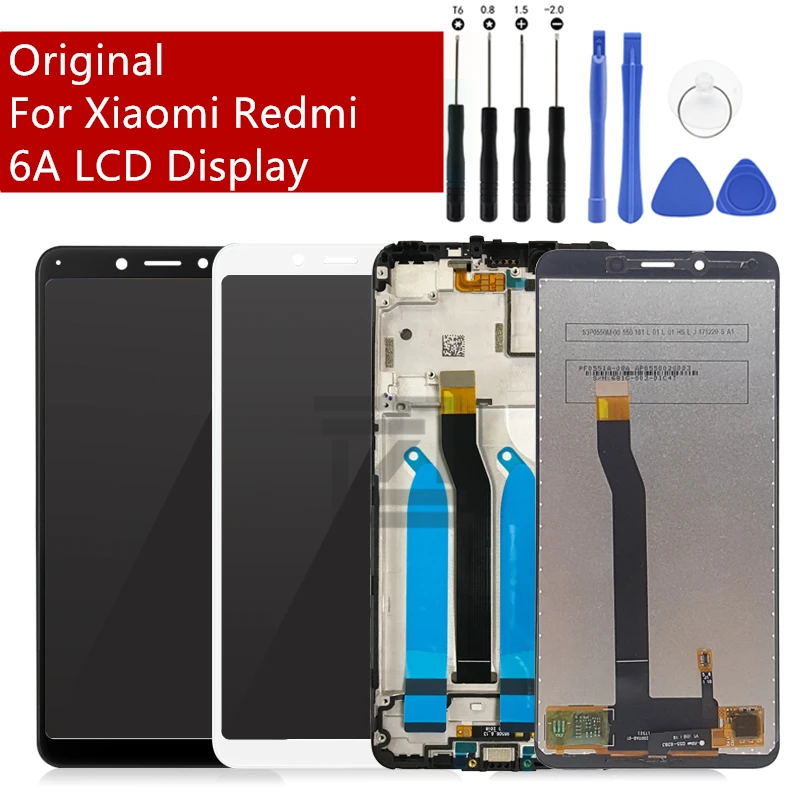 

Original For Xiaomi Redmi 6A LCD Display Touch Screen with Frame LCD Display Digitizer Redmi 6 Display Assembly Repair Parts