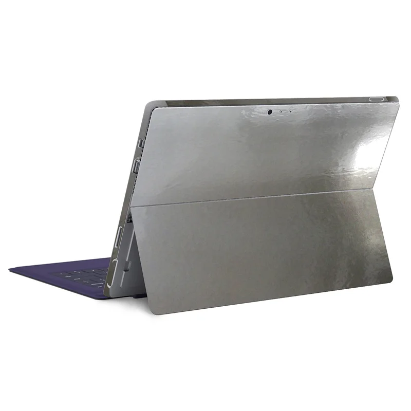 Для microsoft Surface Pro 3 Gold Glossy 6 цветов мягкий чехол-наклейка - Цвет: GREY