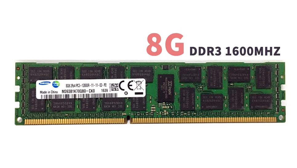 Samsung 4 ГБ 8 ГБ 16 ГБ 4G 8G 16G DDR3 2RX4 PC3-10600R 12800R 14900R ECC REG 1600 МГц 1866 МГц 1333 МГц PC ram Серверная Память ram 1600