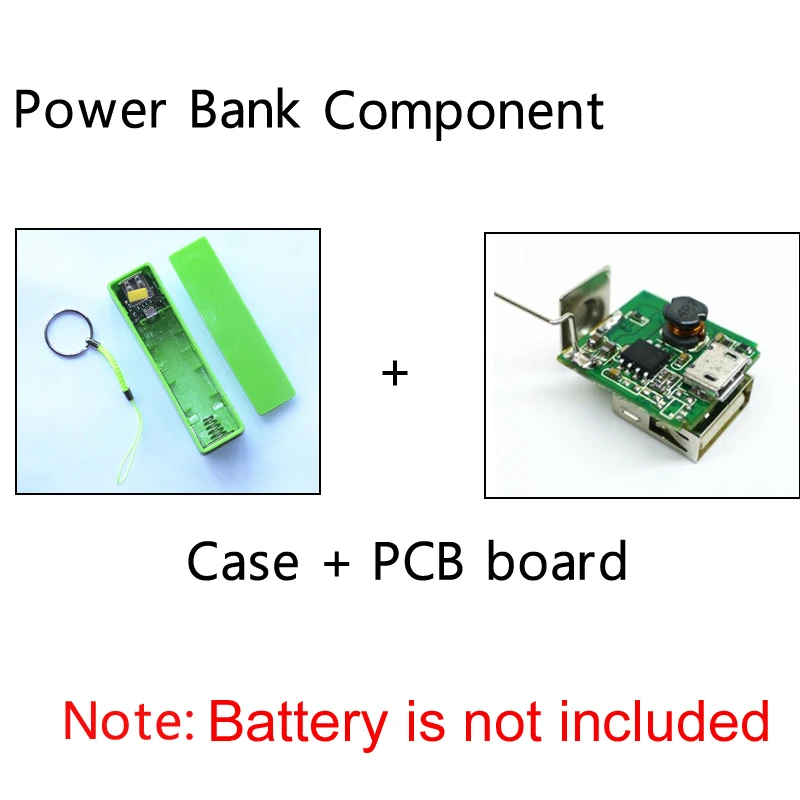 Мини Портативный внешний аккумулятор чехол с одной батареей 18650 SMD пайки Духи банк питания DIY наборы с печатной платой