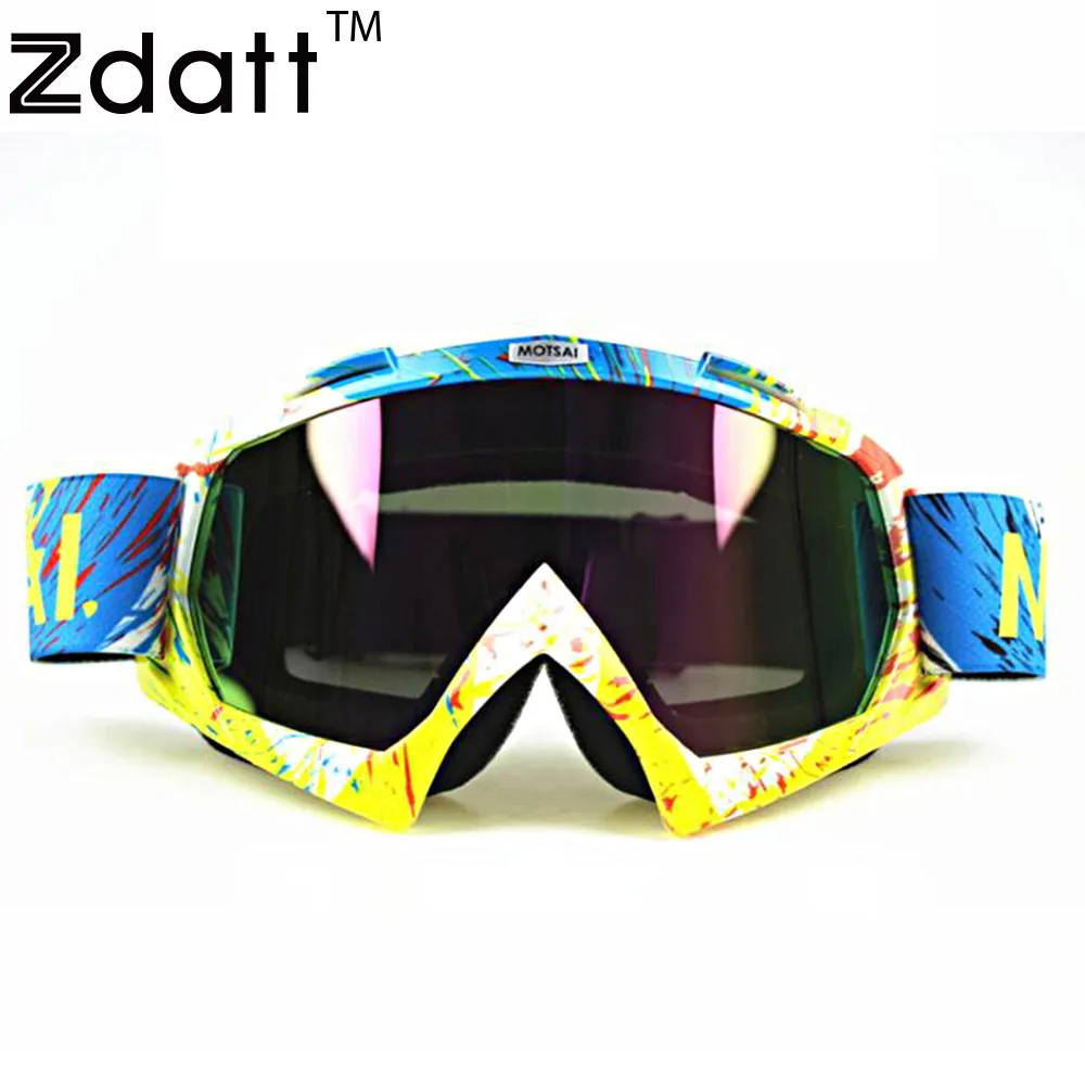 Zdatt Motocross Motorcycle Goggles Moto Glasses Fox Racing Ski Goggles Windproof Mx Goggles