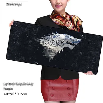 

Mairuige Game of Thrones 90*40cm Pictures DIY Grande Large Mouse Pad Gamer Gaming Keyboard Mat Computer Tablet Mouse Pad