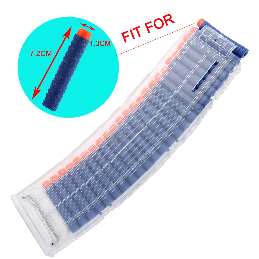 

22 Reload Clip Magazines Round Darts Replacement Plastic Magazines Toy Gun Soft Bullet Clip For Nerf Gun For Blaster VS worker
