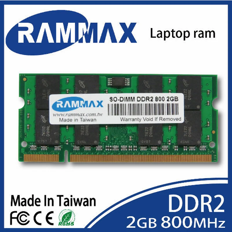 

New sealed SO-DIMM 800Mhz Laptop ddr2 Memory Ram 2GB/PC2-6400/200-pin suitable with all brand motherboards of Notebook laptop