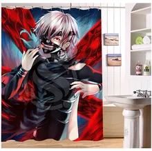 Anime Bathroom And Get Free Shipping On Aliexpress U412 36 Custom Home Decor Tokyo Kushu Ghoul Anime Fabric Modern Shower Curtain European