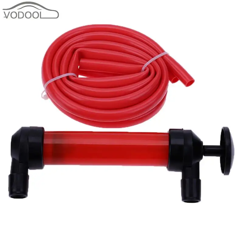 

Portable Auto Car Water Oil Fuel Change Transfer Handheld Gas Liquid Pipe Siphon Tools Manual Hand Air Pumping Tube Kit