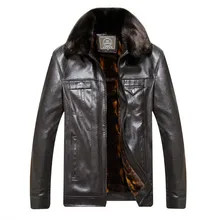 Босоножки из искусственной PU кожи Для мужчин модный бренд высокое качество бархатные теплые зимние мотоциклетные Бизнес Для мужчин S кожаная куртка XXXXXL большой Размеры