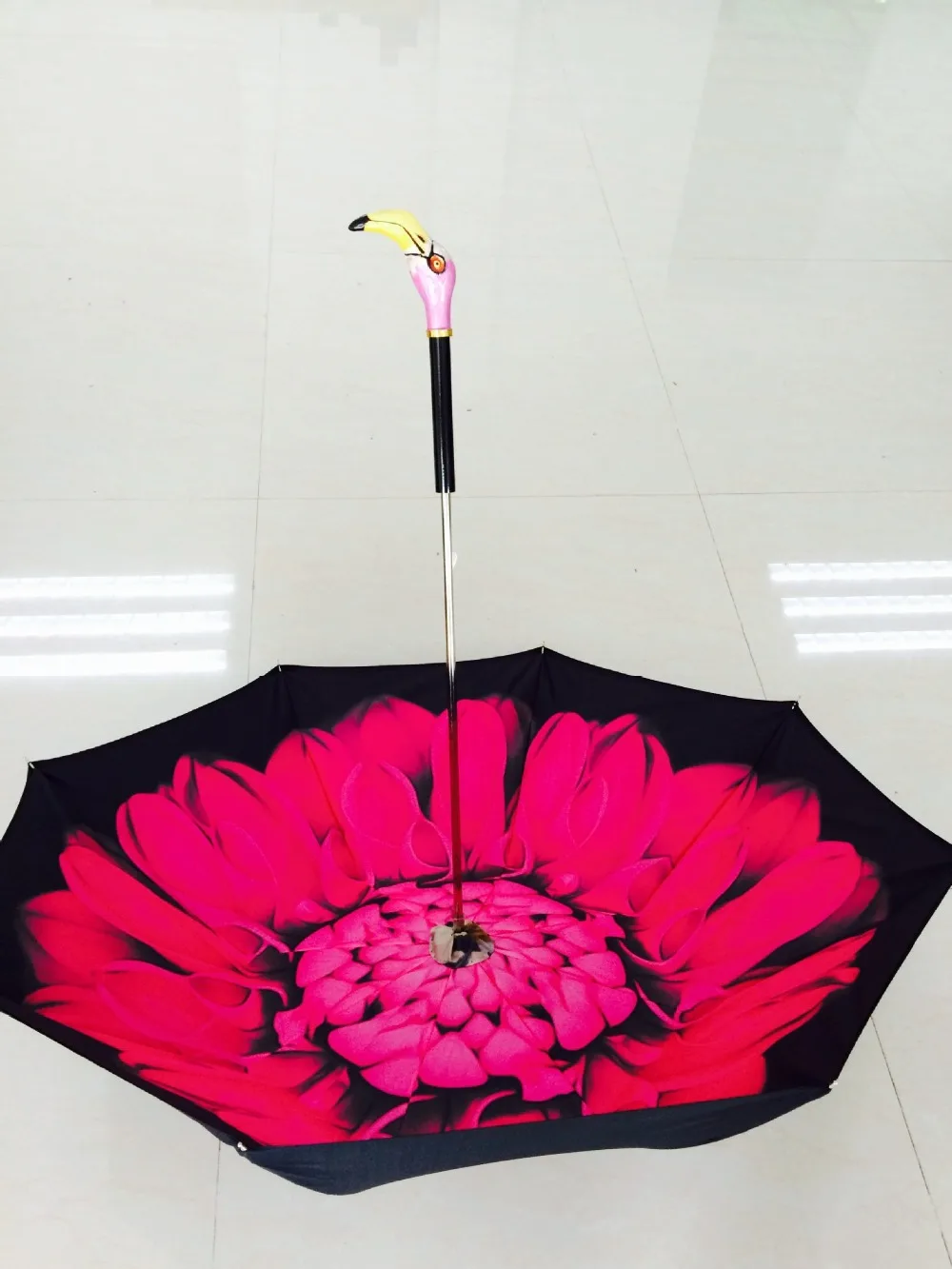 WholeSale Royal Luxury Brand Hand Painted Lacquer Metal Flamingo