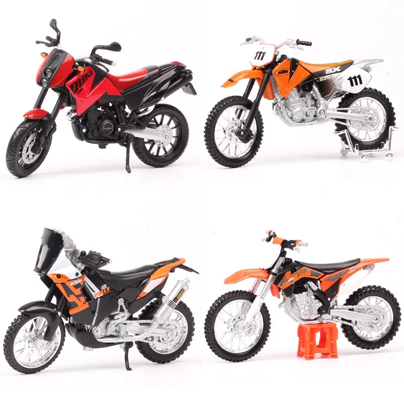 1:18 Масштаб Maisto мотоцикл 450 EXC Rally SXF SX520 525 640 Duke Мотокросс Кроссовый гоночный
