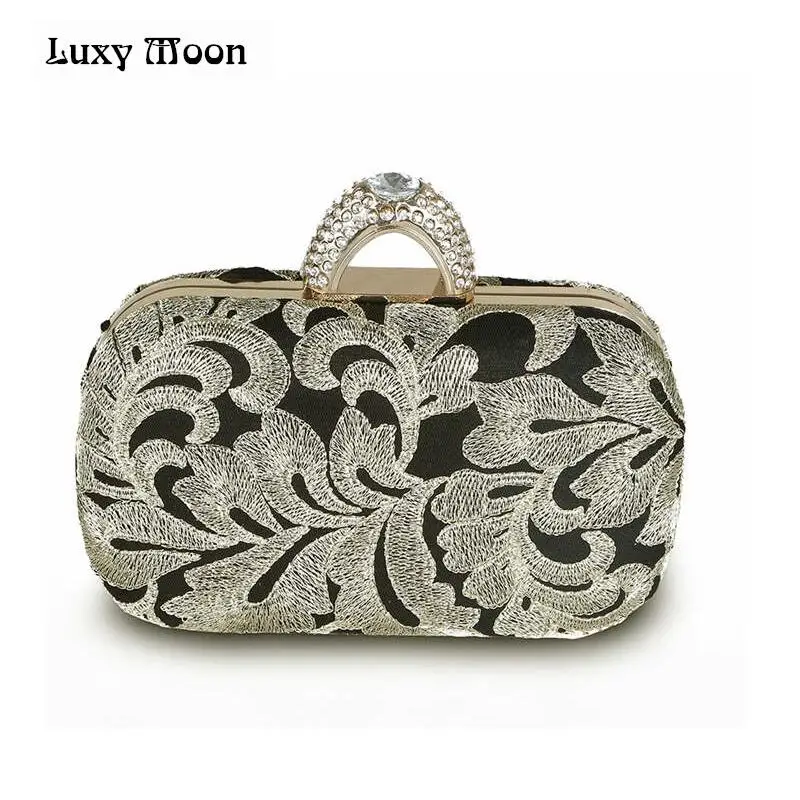 

Evening Clutch Bags Diamond Knuckle Ring Evening Bag With Chain Shoulder Bag Women's Handbags Purse Shoulder Bag Crossbody w156