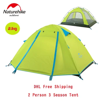 

Naturehike Outdoor 1 Room 3 Season 2 Person Hiking Camping Tent Double-layer Nylon Waterproof Travelling Tents Camping Equipment
