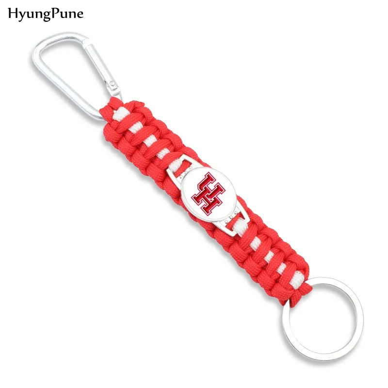 

Houston Cougar College Team Paracord Keychain Personalized Fashion Custom Keychain For Men Women NP1023