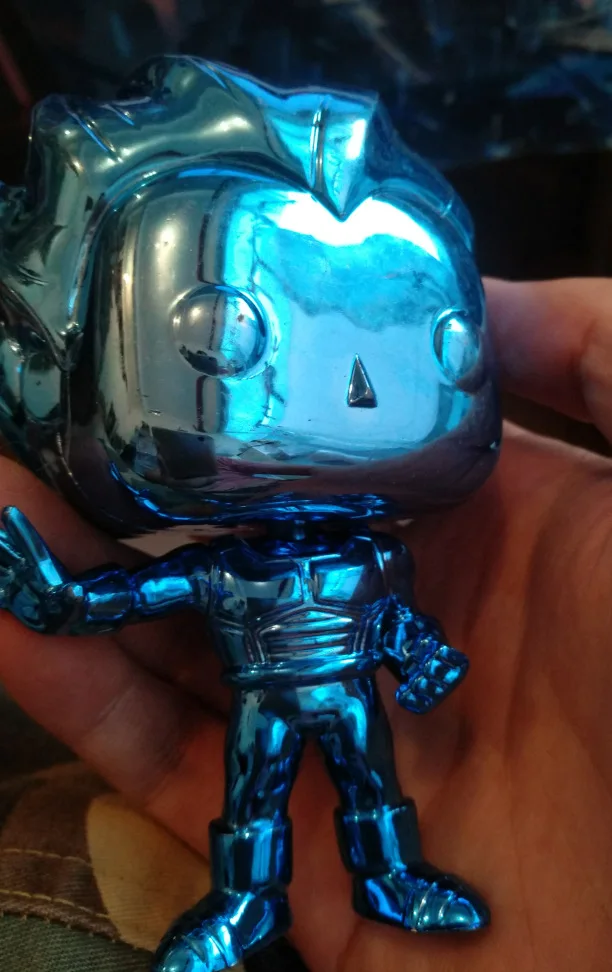 2018 NYCC эксклюзивный Funko поп Амин Dragon Ball Z Вегета (синий хром) фигурку Коллекционная