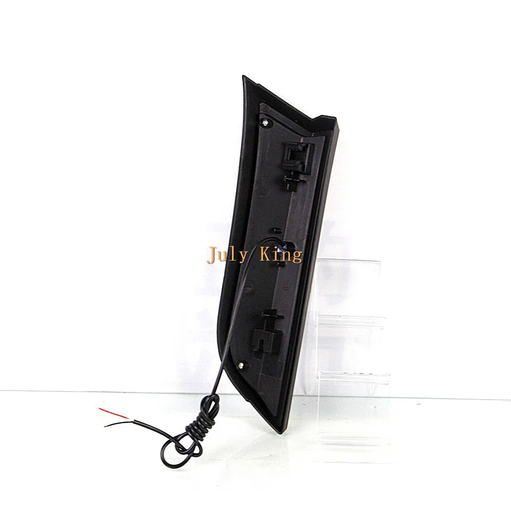 Beli Juli Raja LED panduan cahaya Lampu Rem Belakang Kolom kasus untuk Jeep Compass 2017 +, LED Lampu Rem + Malam Berjalan Lampu Peringatan