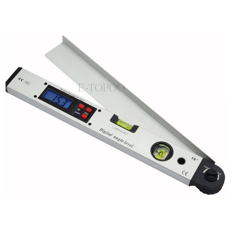  Digital Angle Finder Level 225 Degree Range Spirit Level Upright Inclinometer Protractor Ruler