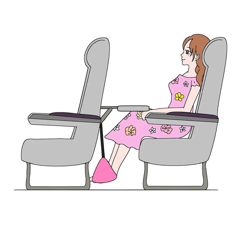 Comfy Hanger Travel Airplane Footrest Hammock Made with Premium Memory Foam Foot Portable Relaxed and Comfortable 30MR141_
