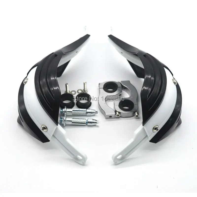 black 7//8 22mm Hand Guard Handguards For Honda Kawasaki Yamaha Suzuki Street Dirt bike Dual Sport bike Cruiser Bobber Chopper Touring Atv Scooter Offroad