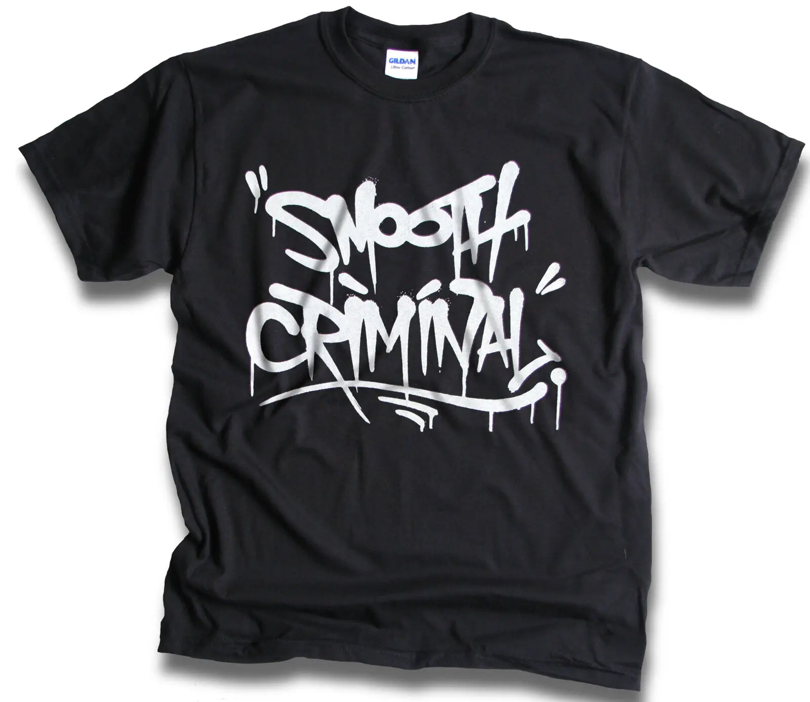 

Smooth Criminal Mens Michael Jackson Custom Spray Iti T Shirt Sm - 3XL