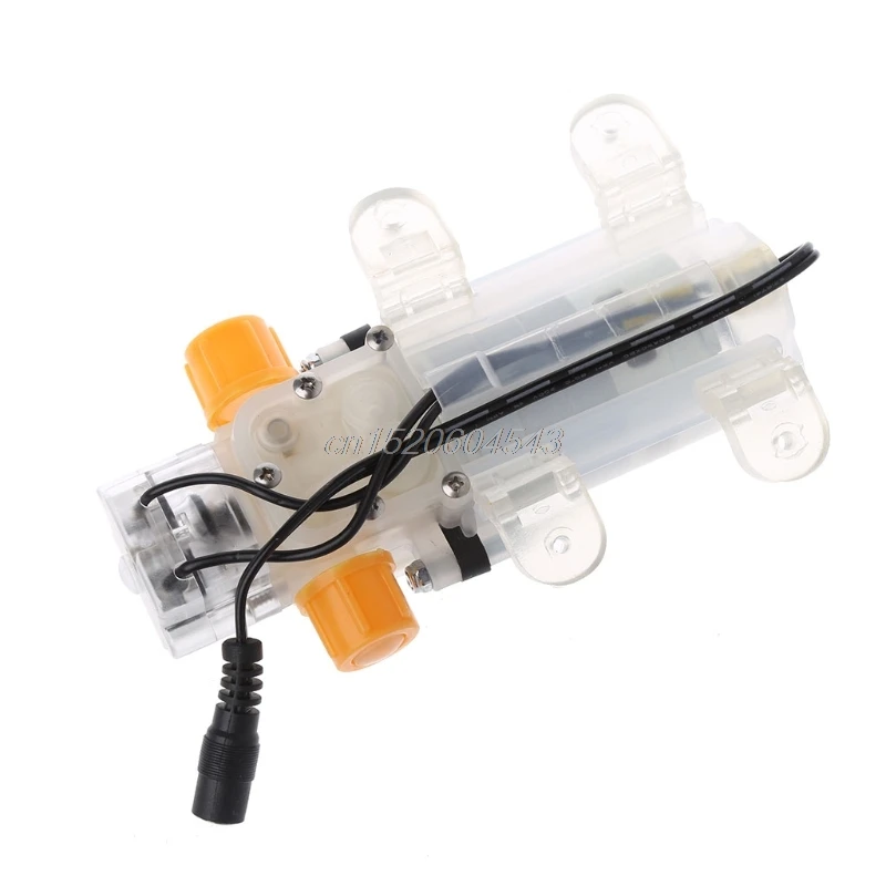 Tanie DC 12V 70W food grade membranowa pompa wodna samozasysający wzmacniacz pompy z przełącznik automatyczny 300L H dla mleka czerwonego wina S06