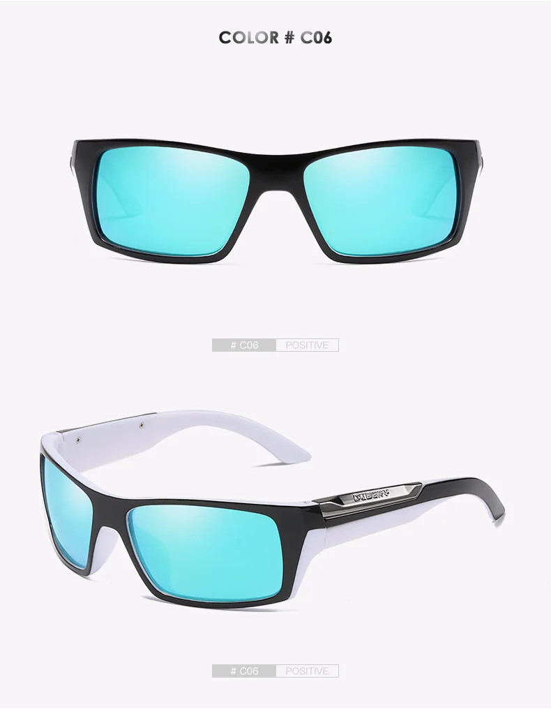 Бренд dubery, дизайнерские поляризационные солнцезащитные очки, мужские очки для вождения, мужские ретро солнцезащитные очки, летние зеркальные модные UV400 Oculos186 - Цвет линз: NO6