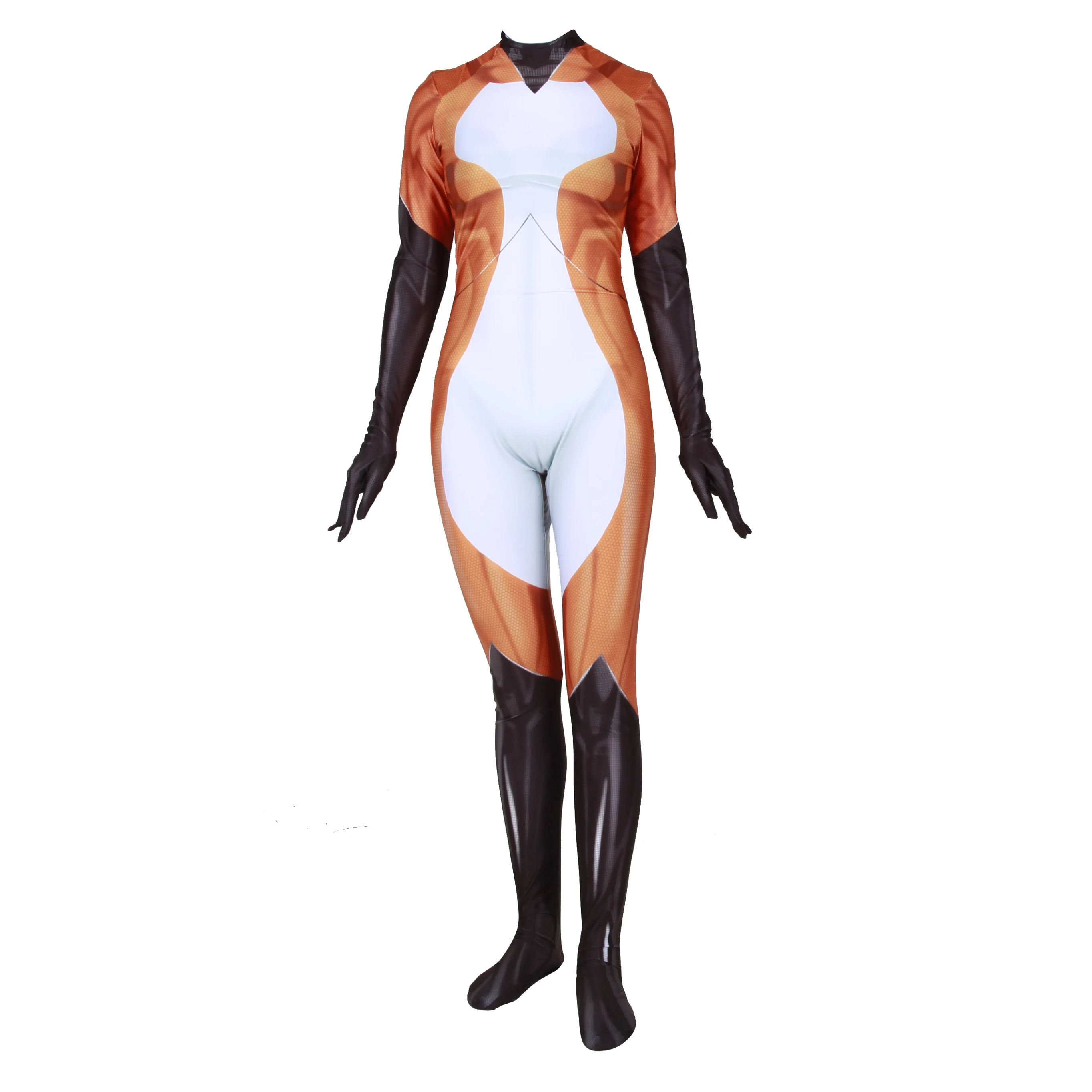 

Halloween Saints' All Hallows' Day Miraculous Ladybug Fox Cosplay Zentai Costume jumpsuit adults/kids