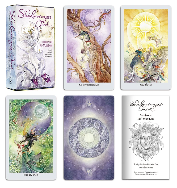 

New Full English Version 12*7cm Shadowscapes Tarot Cards Board Party Game Playing Game Cards For Card Games High Quality