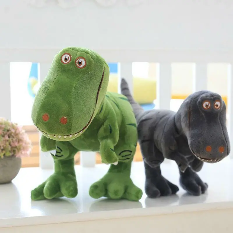 40/55/70 cm Dinosaur Plush Toys For Children Cartoon Animals Jurassic Park Tyrannosaurus Stuffed Toy Doll