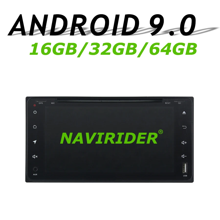 Best Navirider Car Radio Android 9.0 DVD Player For Toyota Rav4 Corolla Yaris Vios Hilux Land Cruiser Fortuner Prado Terios 2006 2010