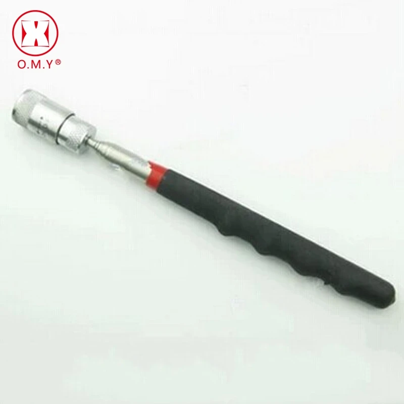 

O.M.Y New 1pc Adjustable Length Mini Pick Up Tool Telescopic Magnetic Magnet Tool For Picking Up Nuts and Bolts With LED Light